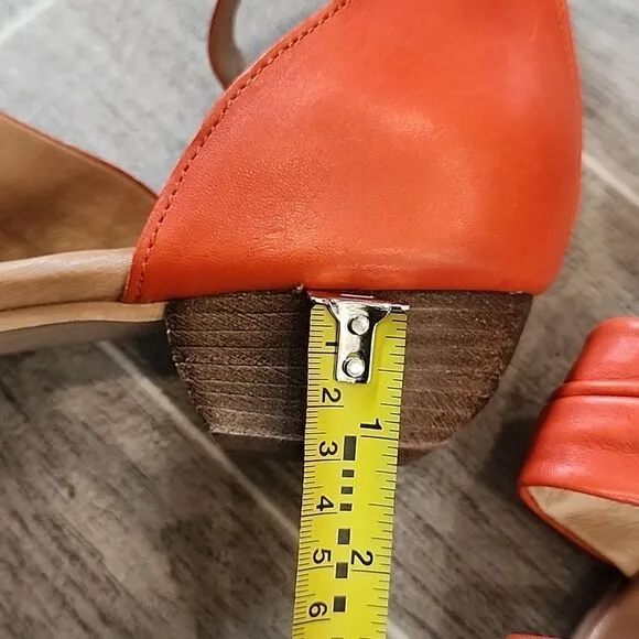Miz Mooz Cassie Mandarin Leather Heeled Sandals