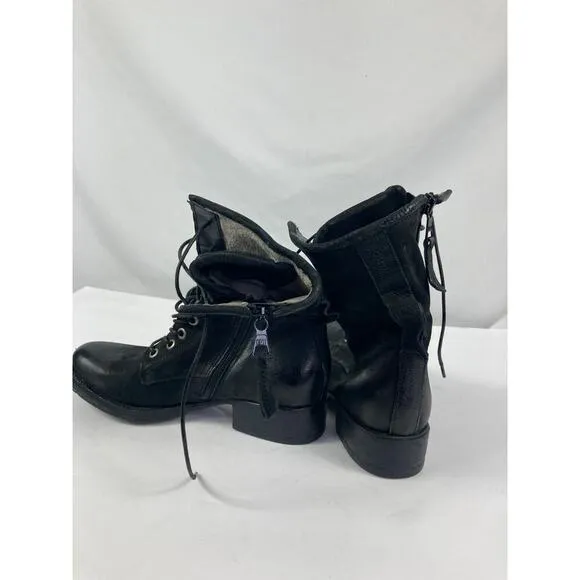 Miz Mooz Nala Combat boot Black Size 37 / 6.5-7