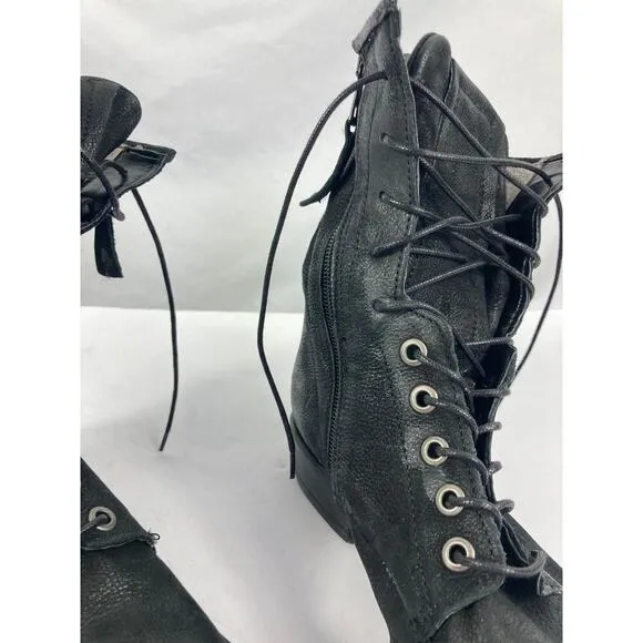 Miz Mooz Nala Combat boot Black Size 37 / 6.5-7