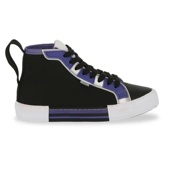 MOSCHINO Tri Tone High Top Sneakers