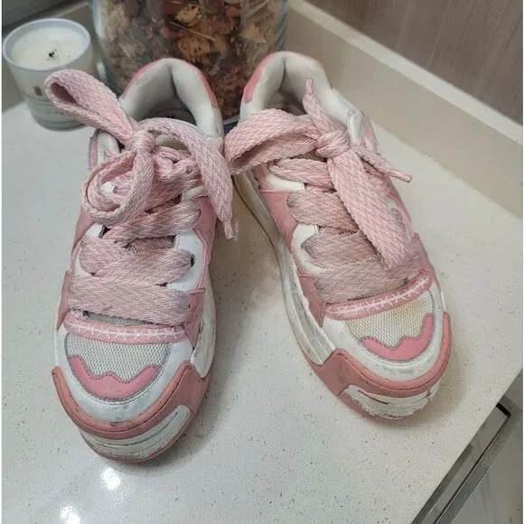 Naked Wolfe Slider Platform Sneakers Size 1p
