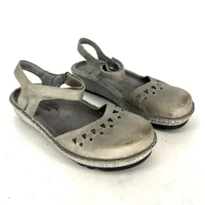 NAOT Celosia Slate Vintage Leather Sandals Women's Size 37 (US 6-6.5)