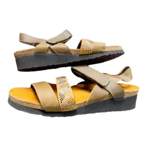 NAOT Gwyneth Leather Ankle Strap Sandals Shoes Size 39/8-8.5