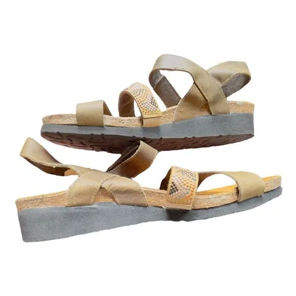 NAOT Gwyneth Leather Ankle Strap Sandals Shoes Size 39/8-8.5
