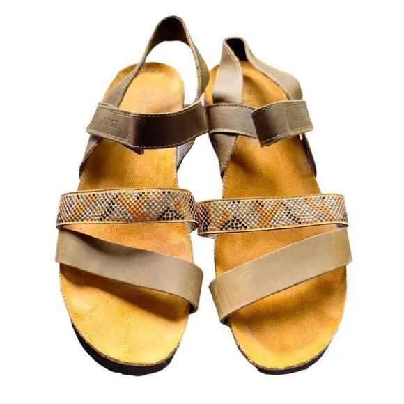 NAOT Gwyneth Leather Ankle Strap Sandals Shoes Size 39/8-8.5