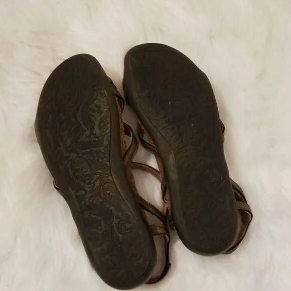 Naot cork and leather sandals