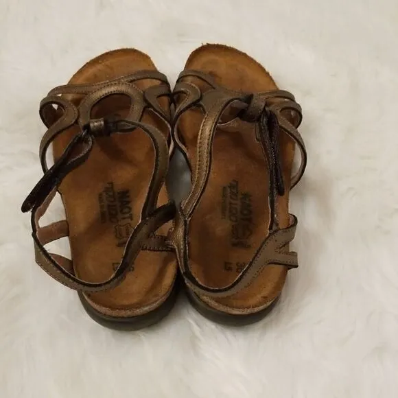 Naot cork and leather sandals