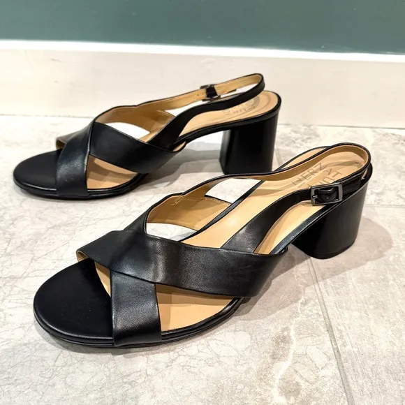 Naturalizer Azalea Slingback Heeled Sandal Block Heels strappy heels women’s 12W
