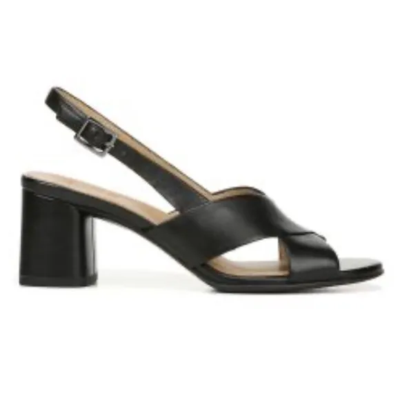Naturalizer Azalea Slingback Heeled Sandal Block Heels strappy heels women’s 12W