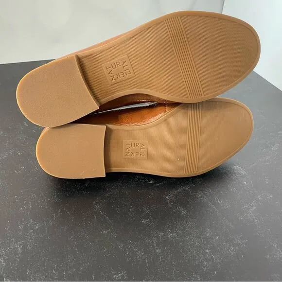 Naturalizer Mariana Chain Link Loafers Women’s Tan Patent Sz 7