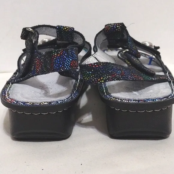 NEW Alegria Women's Kleo Adjustable Multi Straps Gladiator Leather Sandals EU 41