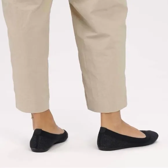 NEW ALLBIRDS TREE BREEZER NEW BLACK FLATS SIZE W 10.5