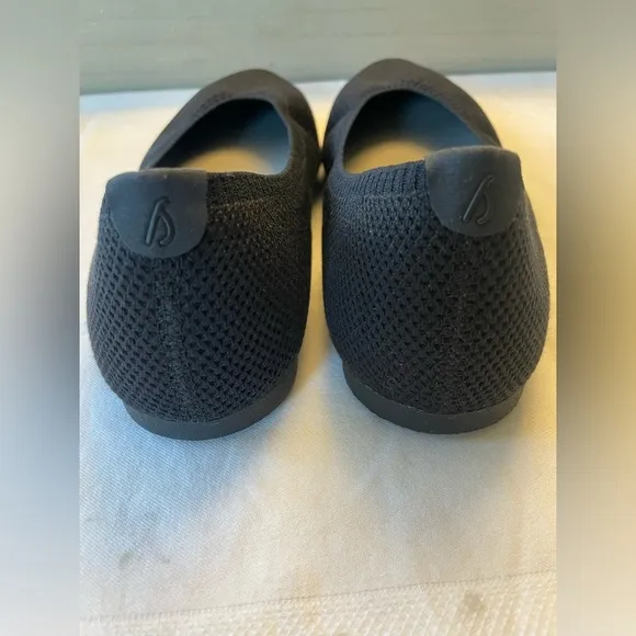 NEW ALLBIRDS TREE BREEZER NEW BLACK FLATS SIZE W 10.5