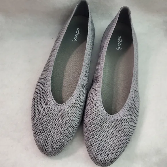 NEW Allbirds Women's Tree Breezers Point Flats Gray