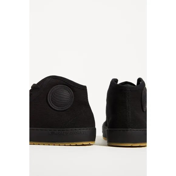 New Anthropologie Komrads Partizan Black Sneakers - Size 6.5
