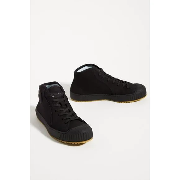 New Anthropologie Komrads Partizan Black Sneakers - Size 6.5
