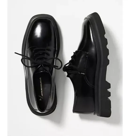 New Anthropologie Maeve The Rhys Square Toe Loafers