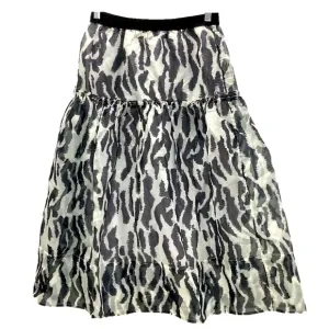 NEW ANTHROPOLOGIE x MAEVE Women's Skirt Full Midi Size M Black