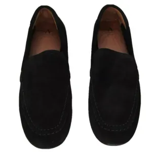 NEW AQUATALIA Womens Qaitlin Slip On Flats Moccasin Shoe Black Suede Size 10