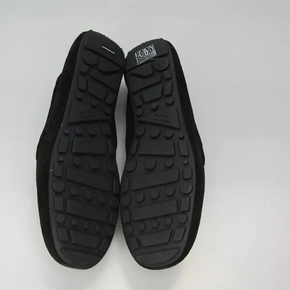NEW AQUATALIA Womens Qaitlin Slip On Flats Moccasin Shoe Black Suede Size 10