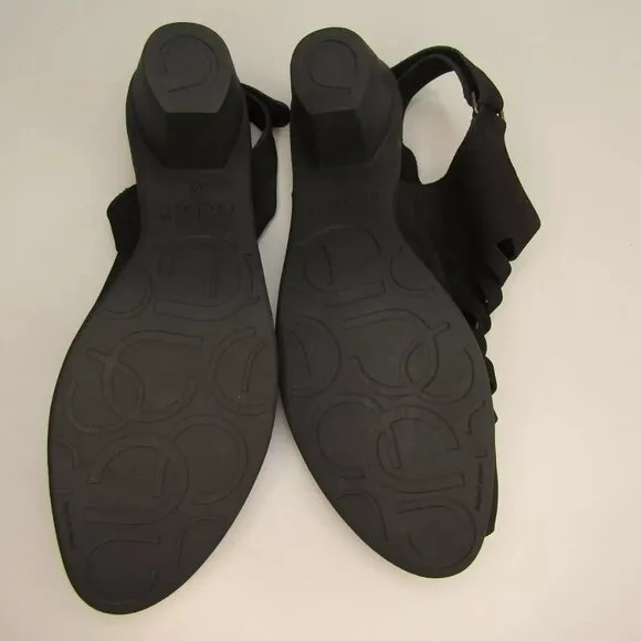 NEW ARCHE Womens Soexor Sandals Cushion Hook &amp; Loop Block Heel Ankle Strap
