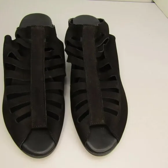 NEW ARCHE Womens Soexor Sandals Cushion Hook &amp; Loop Block Heel Ankle Strap