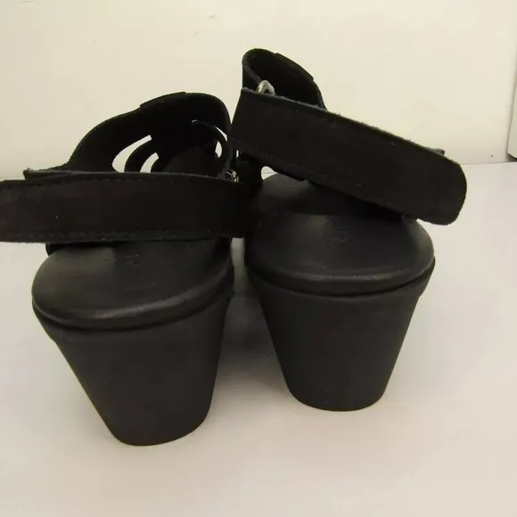 NEW ARCHE Womens Soexor Sandals Cushion Hook &amp; Loop Block Heel Ankle Strap