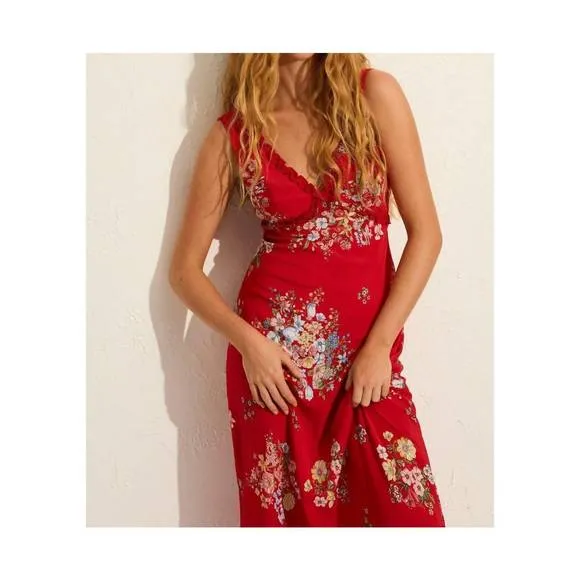 NEW AUGUSTE THE LABEL yolanda maxi dress in amoure floral