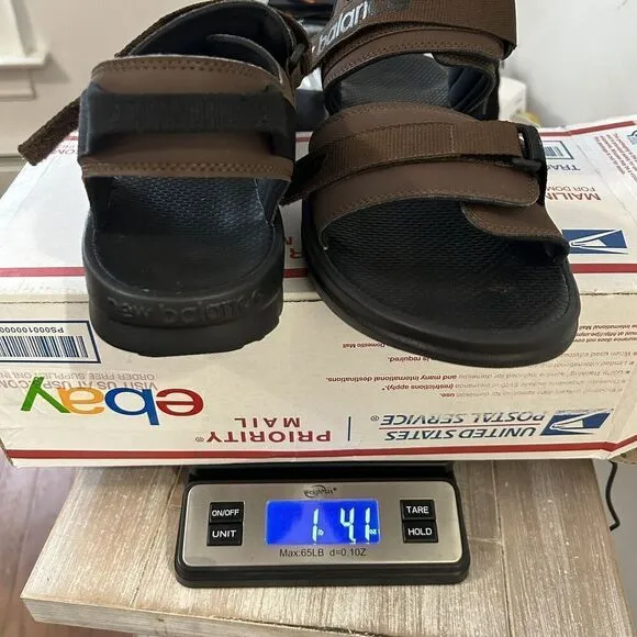 New Balance 250 Adjustable Adrift Sandals Mens SUA250B1 Brown Size 12