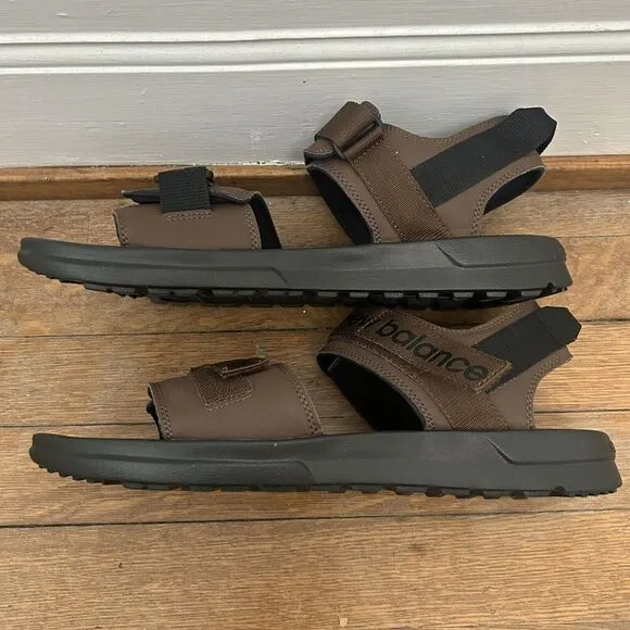 New Balance 250 Adjustable Adrift Sandals Mens SUA250B1 Brown Size 12