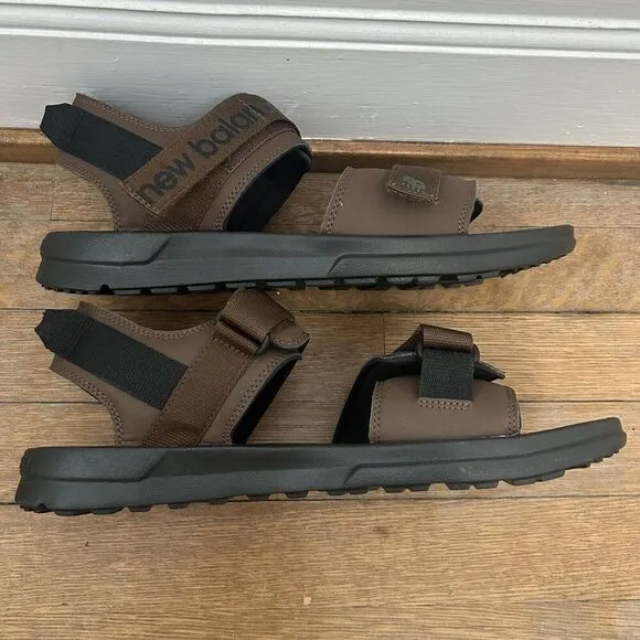 New Balance 250 Adjustable Adrift Sandals Mens SUA250B1 Brown Size 12