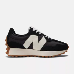 New Balance 327 Black White Sneakers Size 8 BNIB WS327BL Unused AUTHENTIC