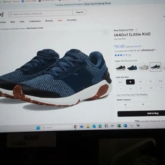 New Balance Blue Sneakers with Sleek Design and White Sole