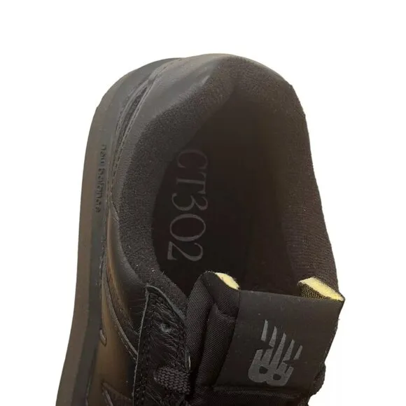 New Balance CT302 Leather Sneakers Youth Boy's-Girl's Size 7.5/Women’s 9 Black