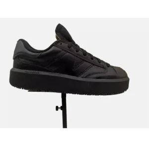 New Balance CT302 Leather Sneakers Youth Boy's-Girl's Size 7.5/Women’s 9 Black
