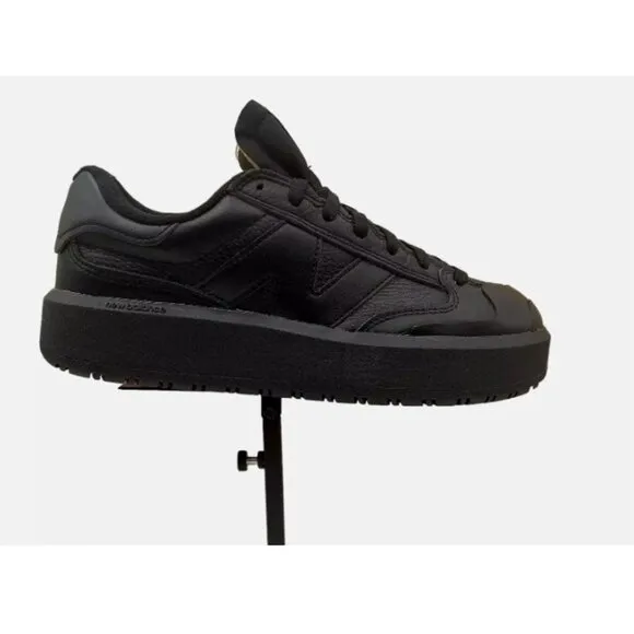 New Balance CT302 Leather Sneakers Youth Boy's-Girl's Size 7.5/Women’s 9 Black