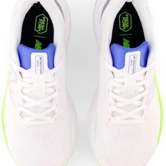 New Balance Fresh Foam Arishi v4 'White Pixel Green Womens Running Shoe Sz 8