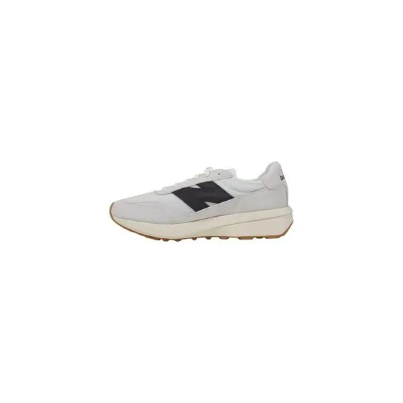 New Balance Leather Lace-Up Sneakers with Rubber Sole Men White Lace Ups