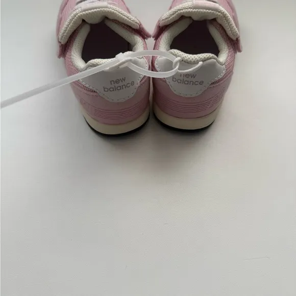 New Balance Pink and White Sneakers with Suede Upper and White Sole