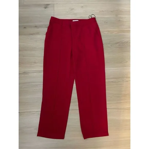 New Beauty-Emily Red Wine Career Suit Set 2 Pieces XL