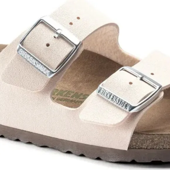 new Birkenstock Arizona Birko-Flor Double Strap Sandals  in Light Rose