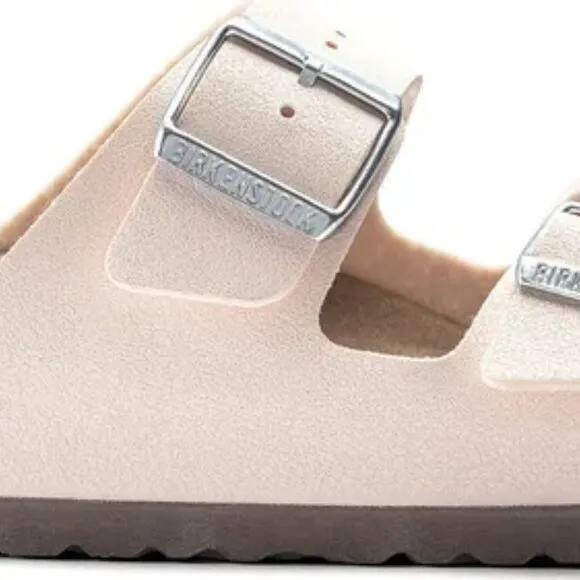 new Birkenstock Arizona Birko-Flor Double Strap Sandals  in Light Rose