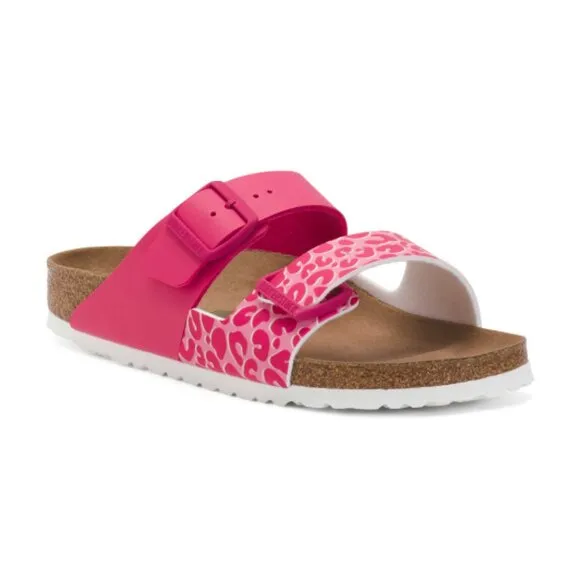 NEW BIRKENSTOCK Made In Germany Arizona Split Sandals Candy Pink for women 763tn
