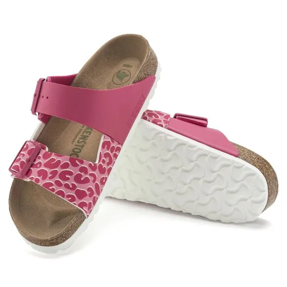 NEW BIRKENSTOCK Made In Germany Arizona Split Sandals Candy Pink for women 763tn