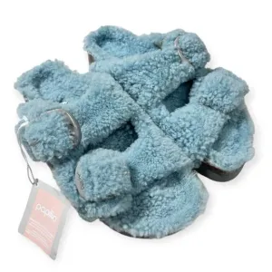 NEW Birkenstock Papillio Arizona Big Buckle Shearling Teddy Sandals SIZE 38 US 7