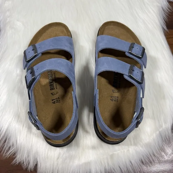 NEW‎ Birkenstock Size 41 / US L 10 - M 8 Rugged Milano Big Buckle Strap Sandals