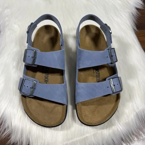 NEW‎ Birkenstock Size 41 / US L 10 - M 8 Rugged Milano Big Buckle Strap Sandals