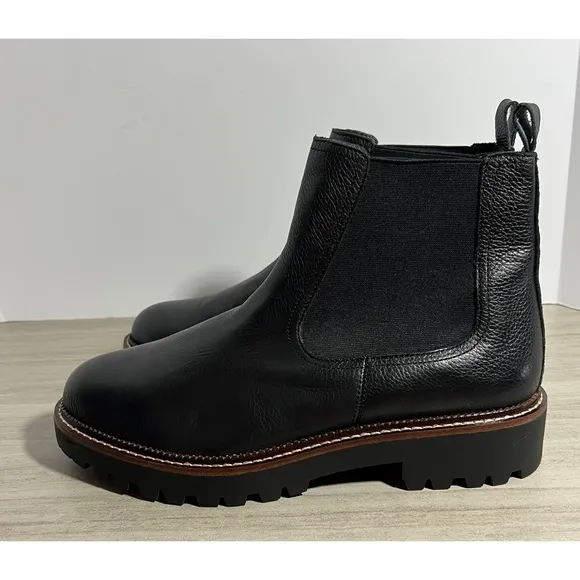 NEW Caslon Miller chelsea boots black pull on Size 13