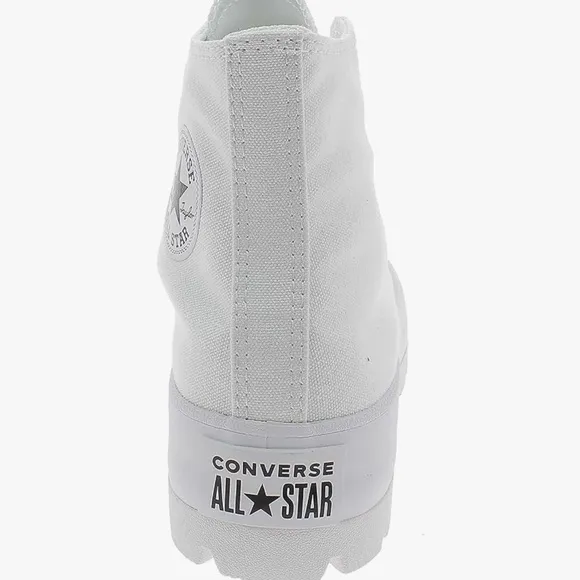 NEW Converse Chuck Taylor All Star White Lug Sole high top sneakers women size 8