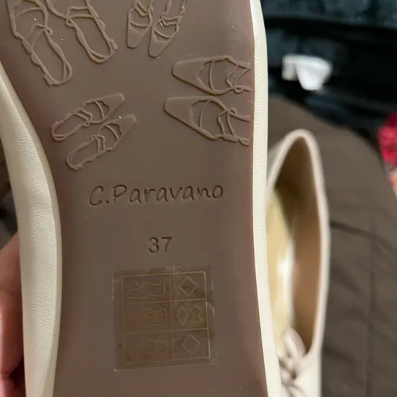 *New* C.Paravano Ballet Flats, Comfortable Slip On Round Toe Flat Shoes, Casual